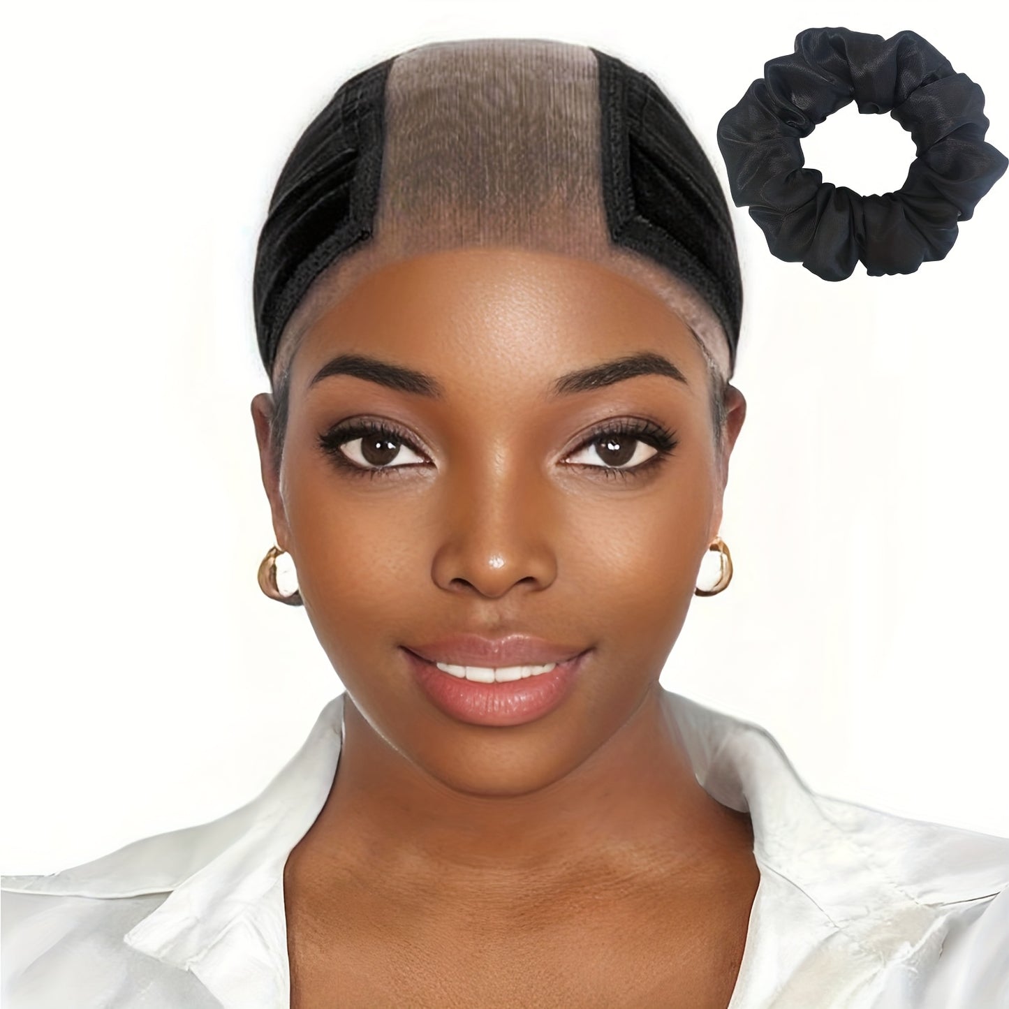 4x5 Lace Wig Cap With Grip Band For Women-wig cap-Black-All10dollars.com