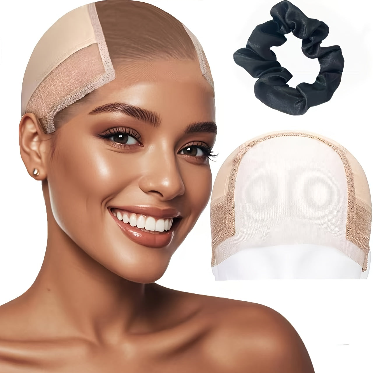 4x5 Lace Wig Cap With Grip Band For Women-wig cap-Blonde-All10dollars.com