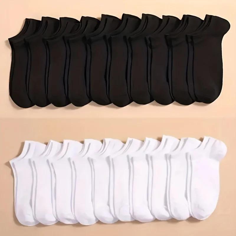 10 Pairs Low Cut Ankle Socks-socks-One-size-10pairs Mix-All10dollars.com