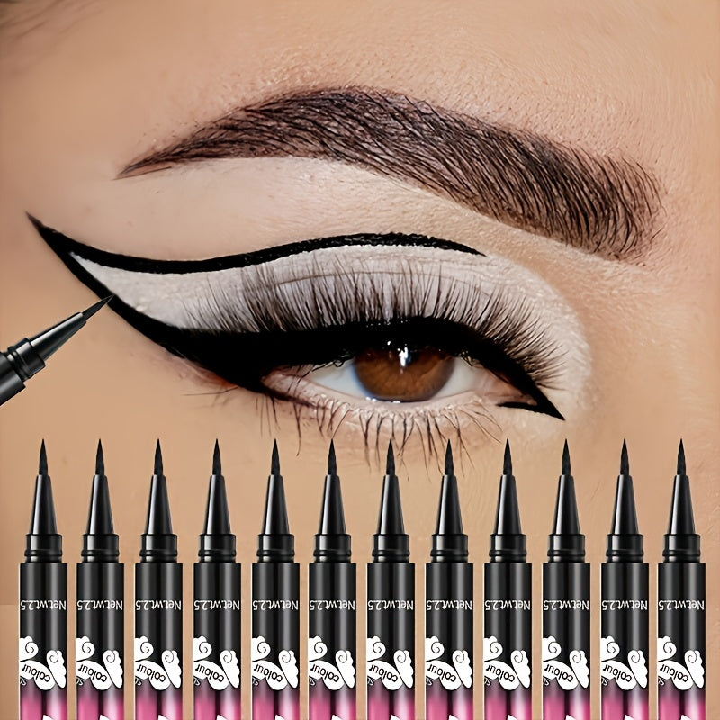 36 hours Long-Lasting Eye Makeup 6pcs Black Liquid Eyeliner Pens Smudge-Proof and Waterproof-Eye liner-All10dollars.com