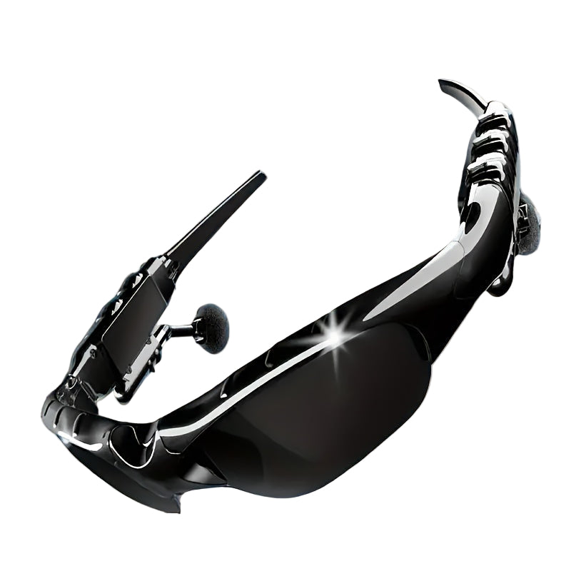 Rechargeable Wireless Smart Black Glasses With Built-in Headphones-SMART GLASSES-All10dollars.com