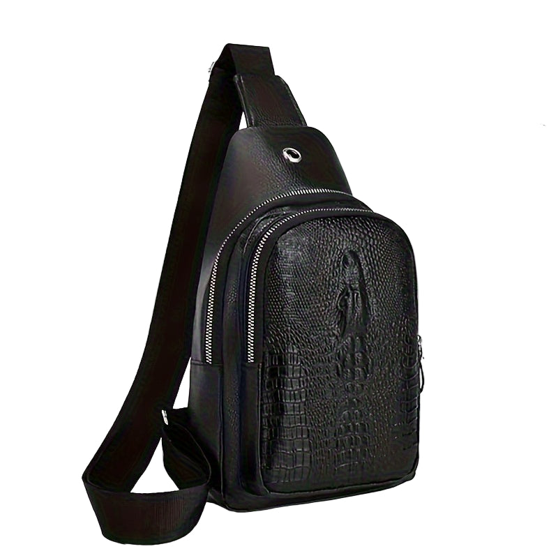 Lynx Men's Chest Bag with Earphone Hole-unisex bags-All10dollars.com