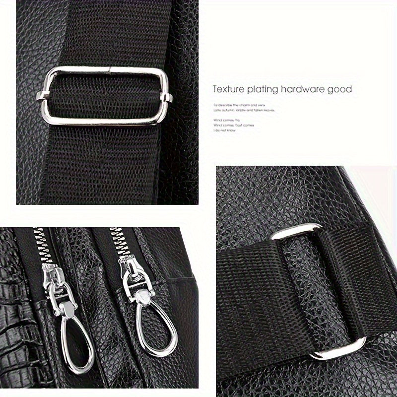 Lynx Men's Chest Bag with Earphone Hole-unisex bags-All10dollars.com