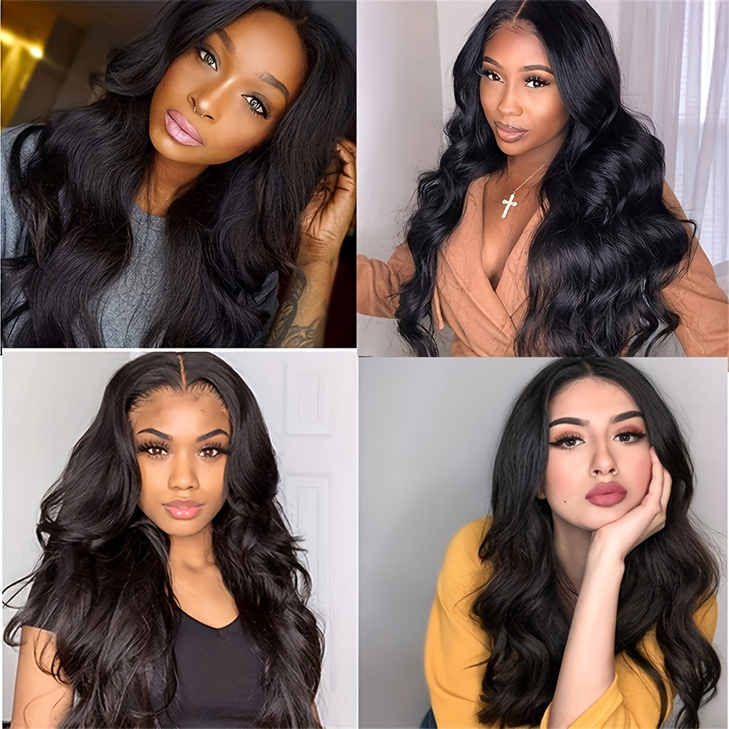 Long Curly Synthetic Wig With Middle Parting Big Waves-Wig-All10dollars.com