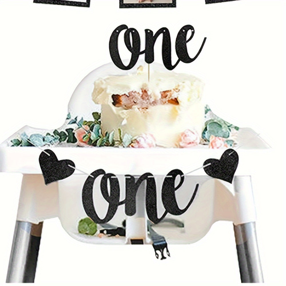 First Birthday Photo Banner Set with Frames 12 Months Milestone Garland for Boys & Girls-BABY-All10dollars.com