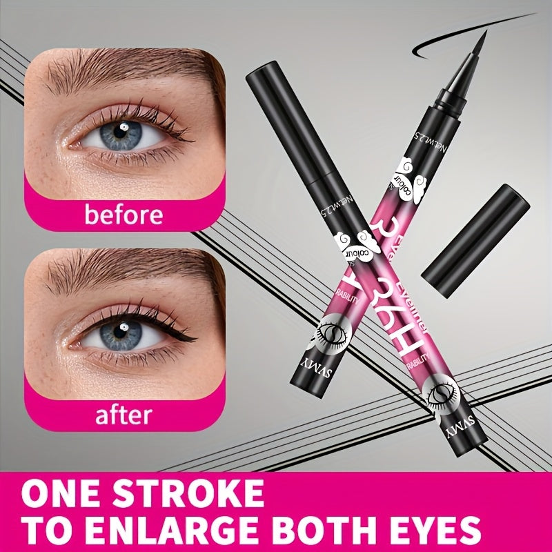 36 hours Long-Lasting Eye Makeup 6pcs Black Liquid Eyeliner Pens Smudge-Proof and Waterproof-Eye liner-All10dollars.com