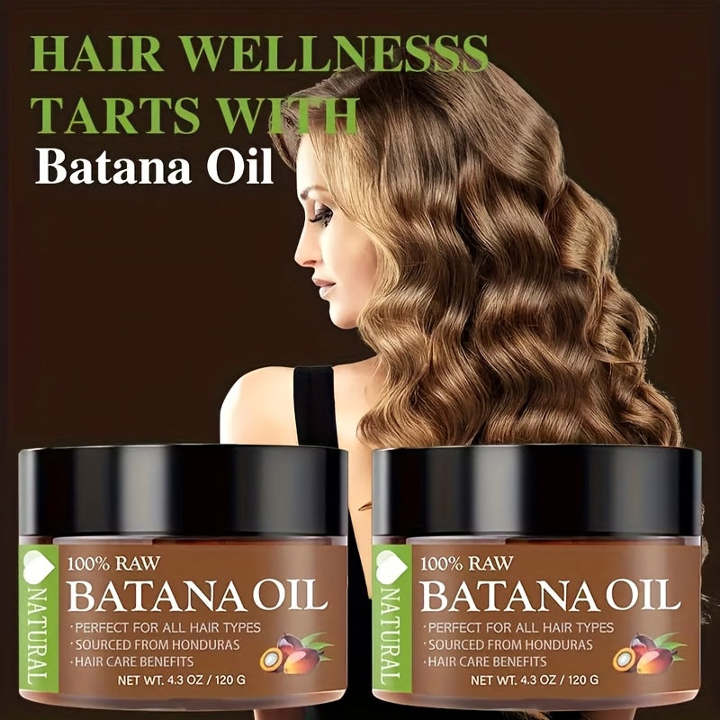 2pcs Honduras Batana Hair Oil - Moisturizing & Hydrating, Head Care For Healthier Hair - Dry & Damaged Locks For Moisturizing Scalp And Hair Care, Suitable For All Hair-All10dollars.com