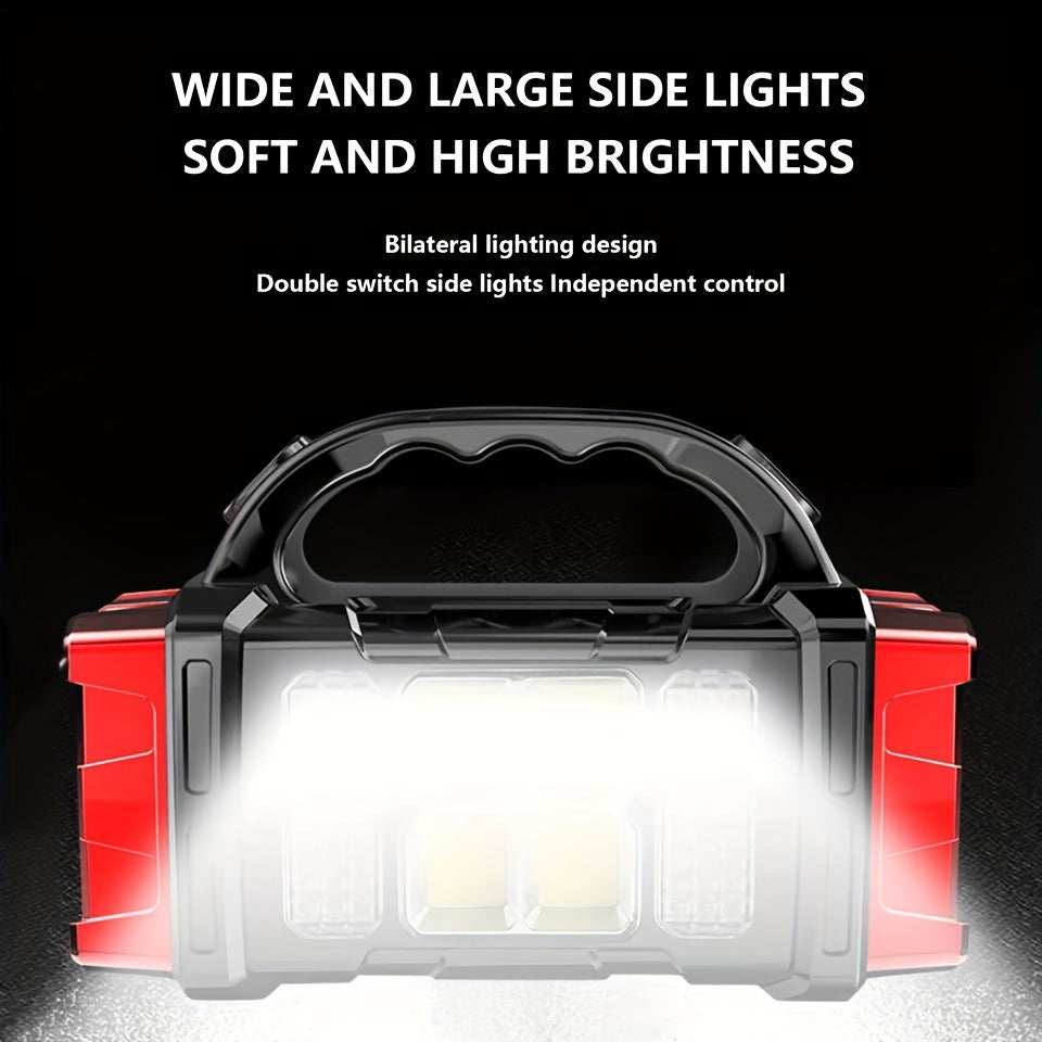 Solar & USB Rechargeable LED Lantern Tactical Flashlight-Lights-All10dollars.com