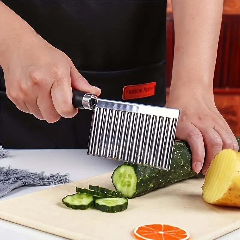 Manual Crinkle Cutter French Fry Slicer-Slicers-All10dollars.com
