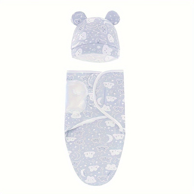 Newborn Swaddle Blankets And Hats Baby Infant Wraps.-BABY-All10dollars.com