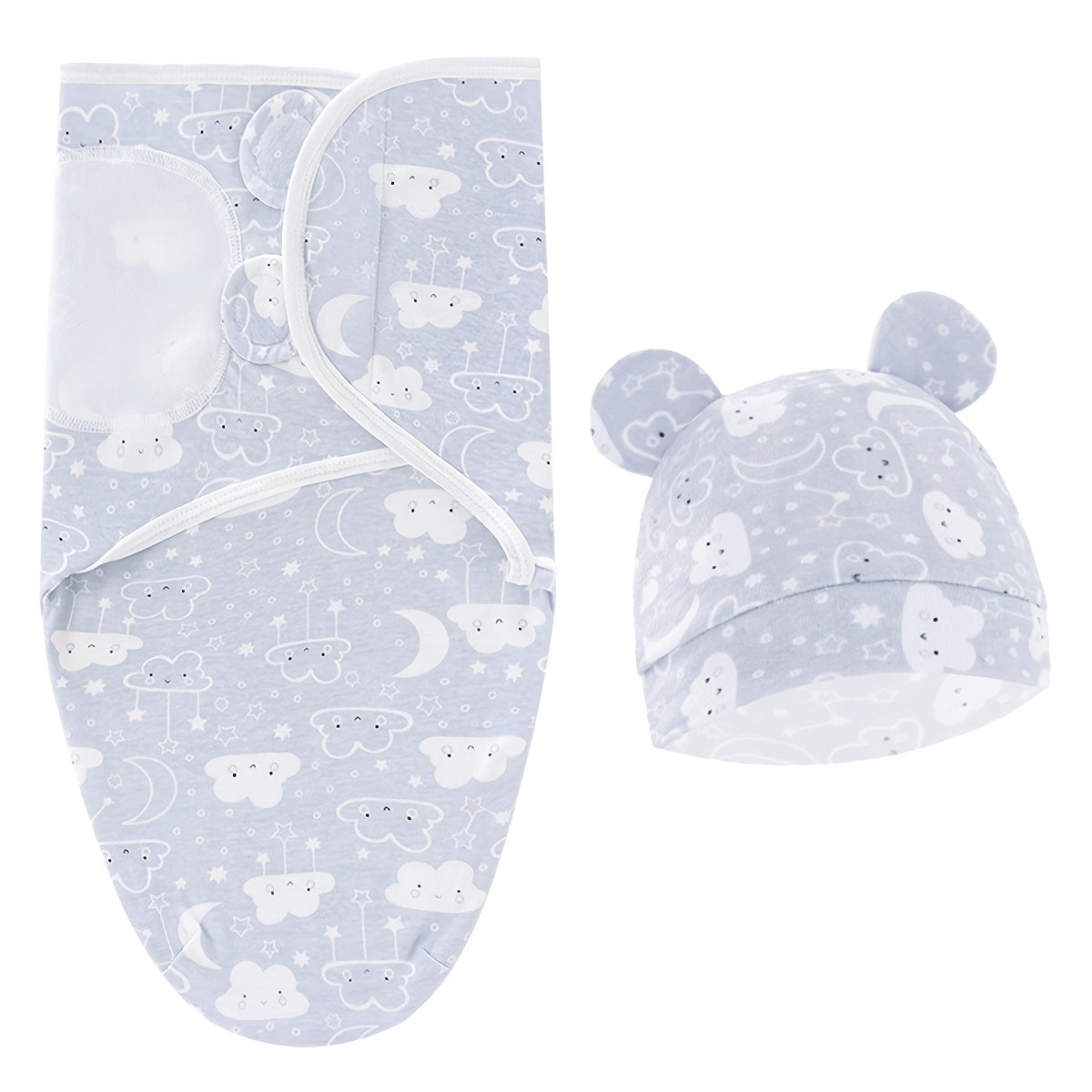 Newborn Swaddle Blankets And Hats Baby Infant Wraps.-BABY-All10dollars.com
