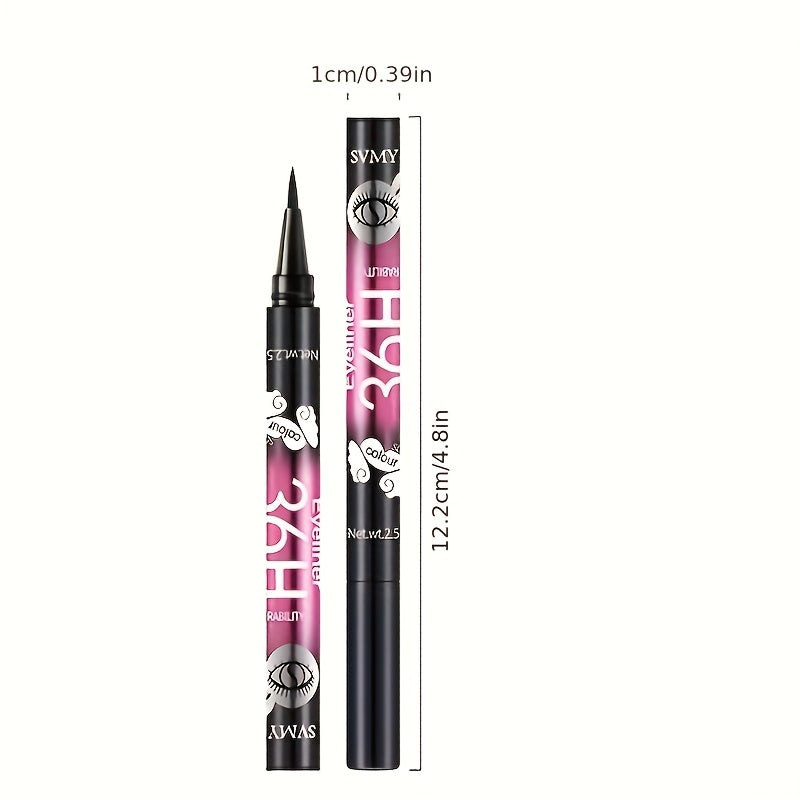 36 hours Long-Lasting Eye Makeup 6pcs Black Liquid Eyeliner Pens Smudge-Proof and Waterproof-Eye liner-All10dollars.com
