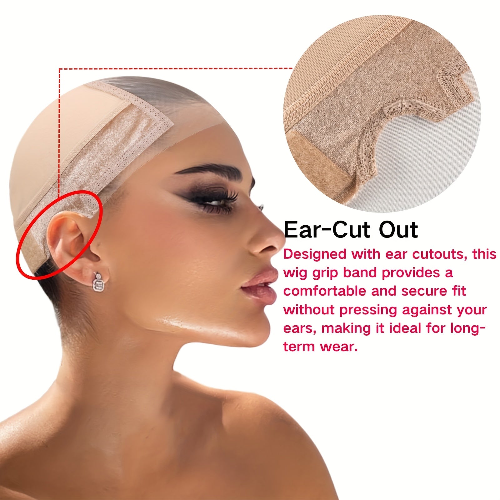 Denylove Lace Front Grip Wig Cap Non-Slip Adjustable Premium-wig cap-All10dollars.com