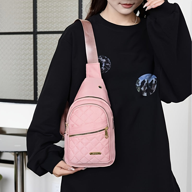 Lenyx Quilted Sling Backpack Crossbody Bag-bags-All10dollars.com