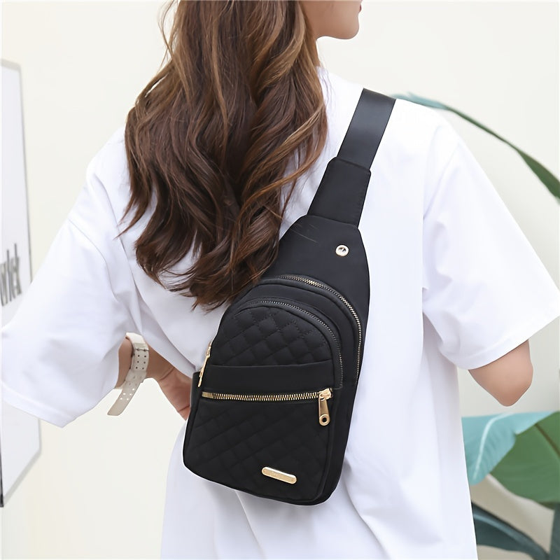 Lenyx Quilted Sling Backpack Crossbody Bag-bags-All10dollars.com