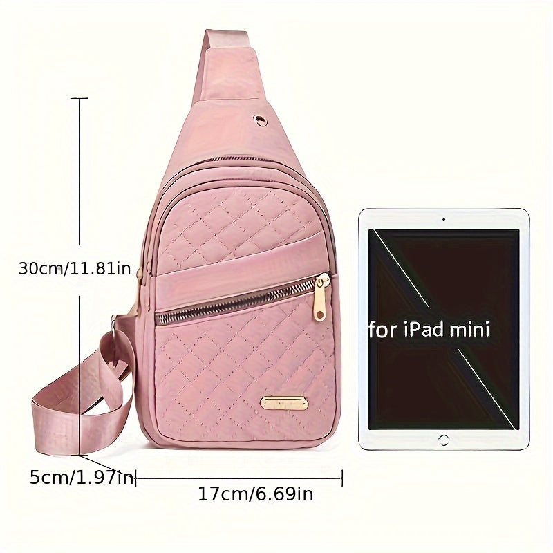 Lenyx Quilted Sling Backpack Crossbody Bag-bags-All10dollars.com