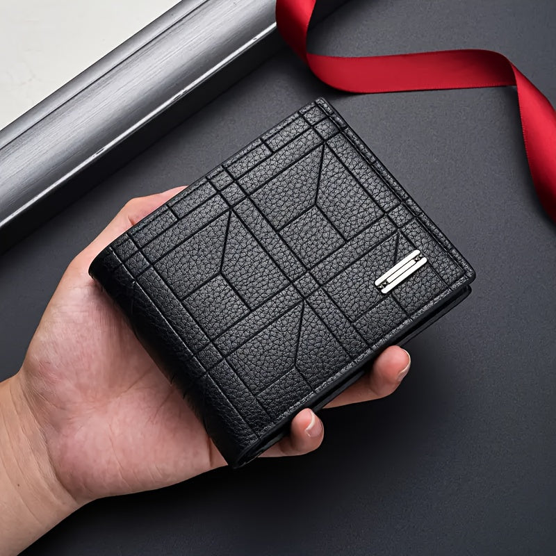 Lubis Wallet for Men Business Style with Multi-Card Slots-wallet-Black-All10dollars.com