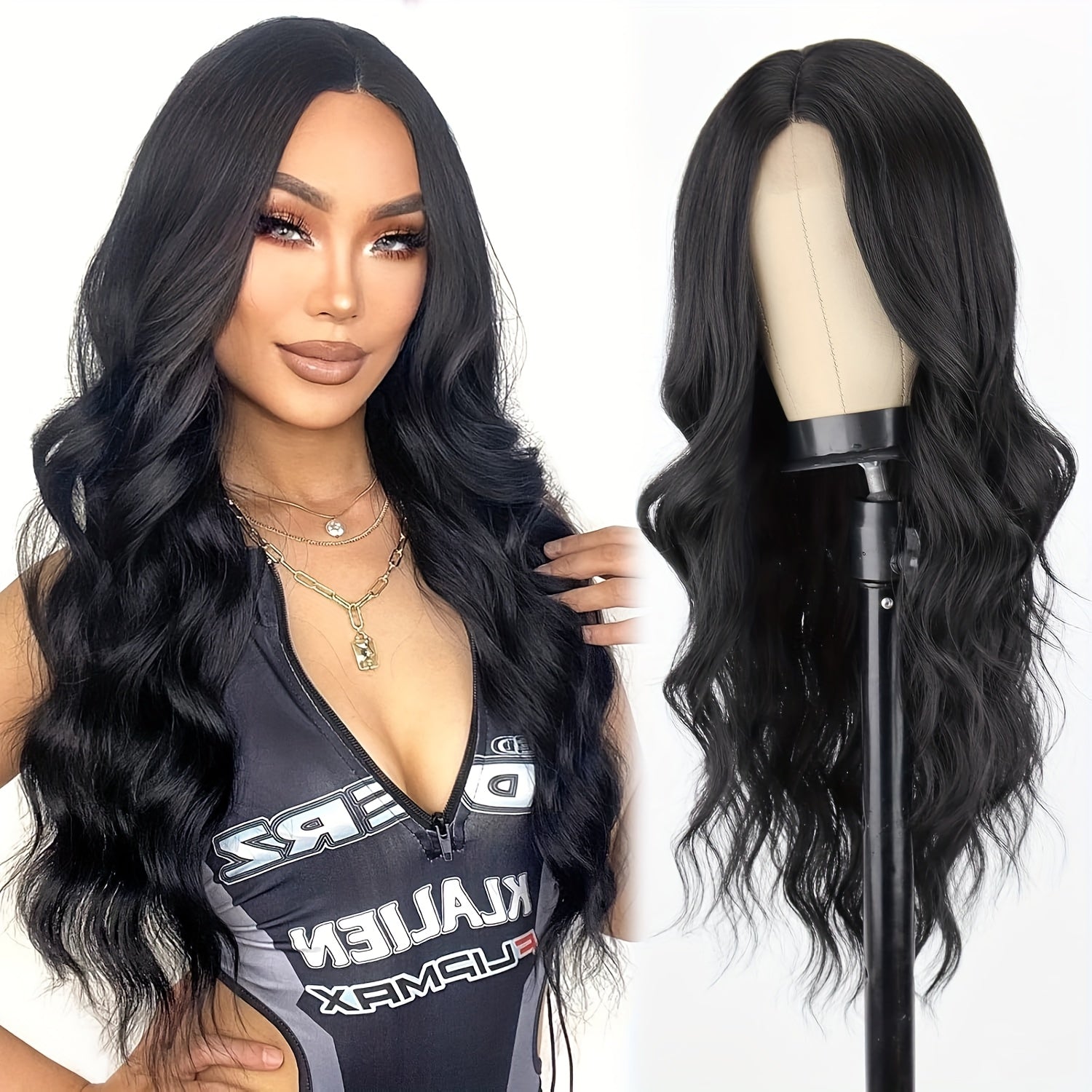 Full Body Brown Wavy Wig 26inch-WIG-black-26inch-All10dollars.com