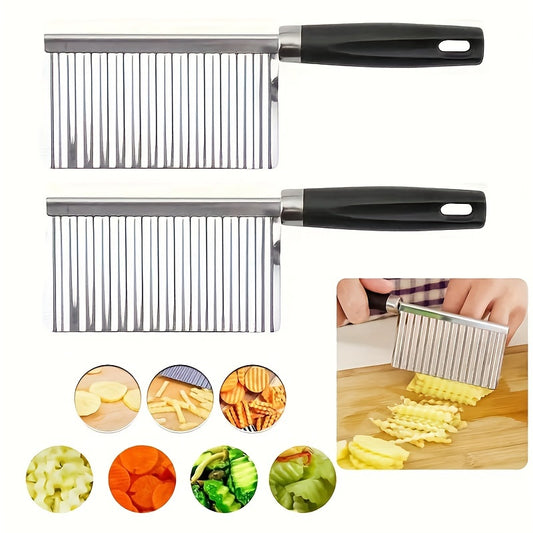 Manual Crinkle Cutter French Fry Slicer-Slicers-All10dollars.com