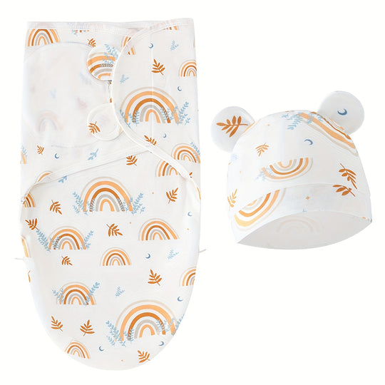Newborn Swaddle Blankets And Hats Baby Infant Wraps.-BABY-All10dollars.com