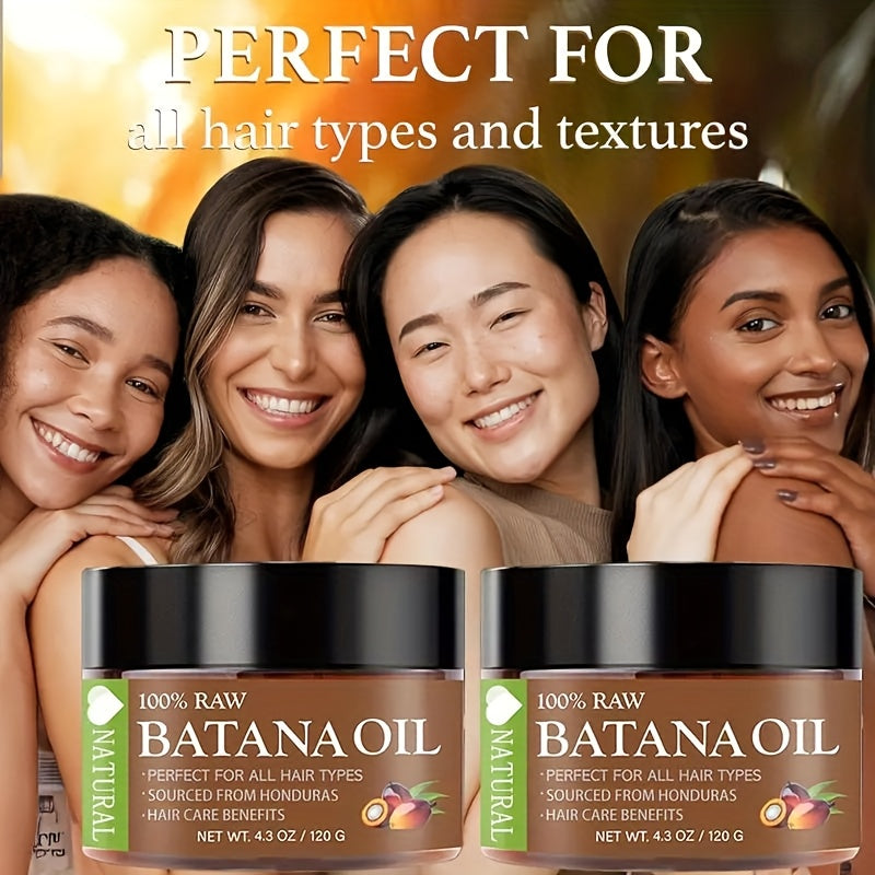 2pcs Honduras Batana Hair Oil - Moisturizing & Hydrating, Head Care For Healthier Hair - Dry & Damaged Locks For Moisturizing Scalp And Hair Care, Suitable For All Hair-All10dollars.com
