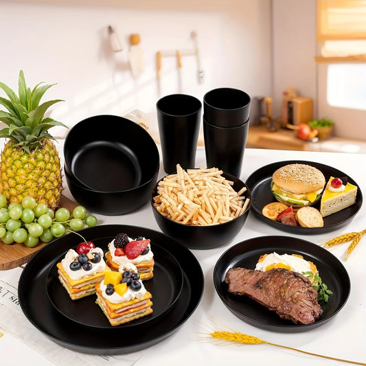 16pcs Wheat Dinnerware Set-Dinnerware Set-All10dollars.com