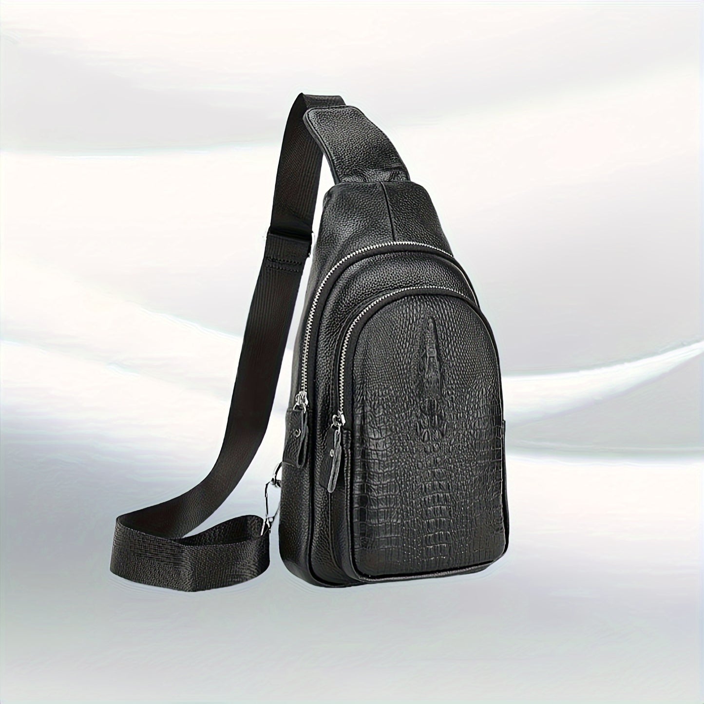 Lynx Men's Chest Bag with Earphone Hole-unisex bags-All10dollars.com