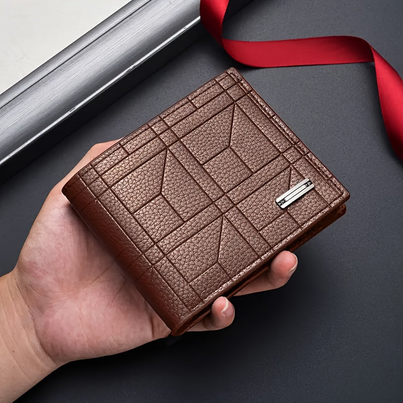 Lubis Wallet for Men Business Style with Multi-Card Slots-wallet-Brown-All10dollars.com
