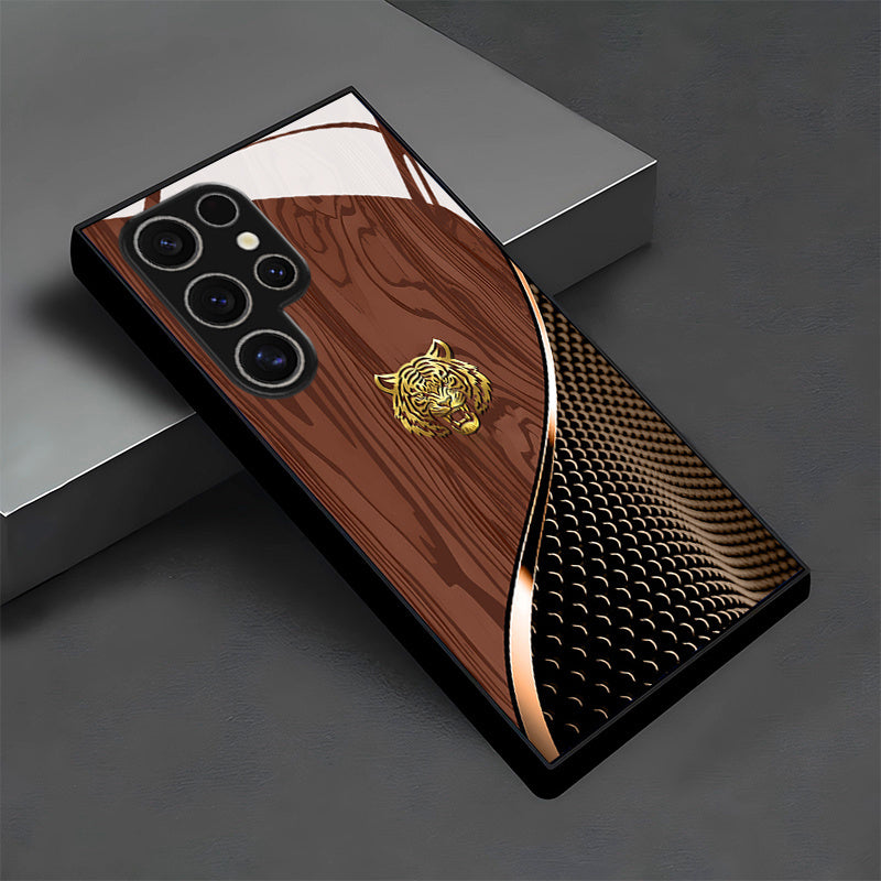 Tiger Head Tempered Glass Mobile Phone Case for Samsung-phone case-Mixed Color 1-Galaxy A05-All10dollars.com
