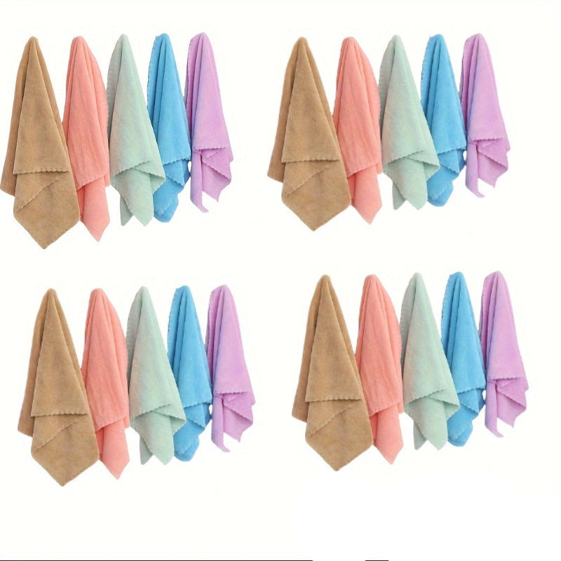 20 Pcs Washcloths - Square Towels Home Bathroom-WASHCLOTH-All10dollars.com